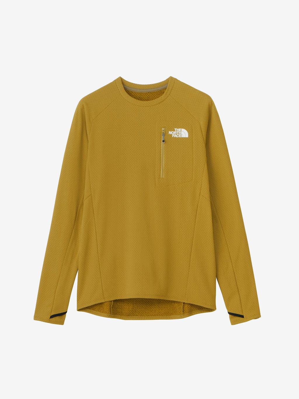 Expedition Grid Fleece Crew (Unisex) - Yam Orange