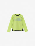 Long Sleeve Trail Run Tee (Kids) - Lime Citrus