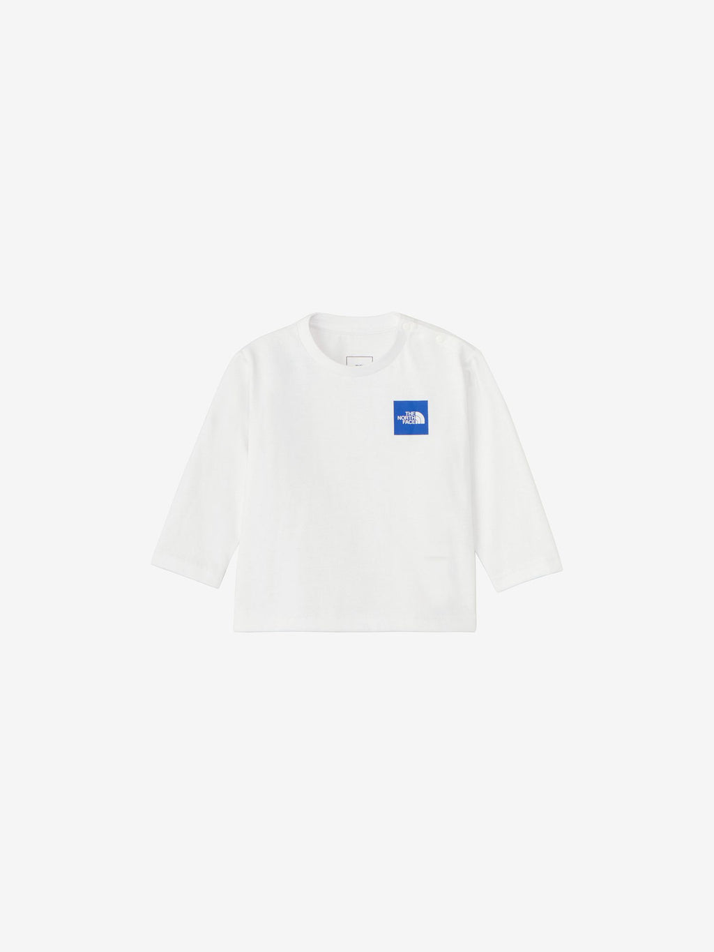 Long Sleeve Small Square Logo Tee (Baby) - TNF Blue