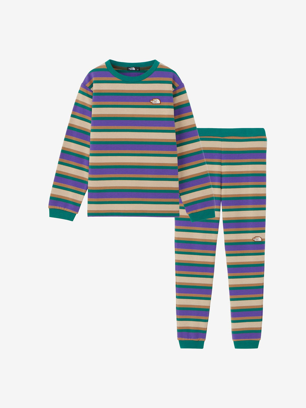 Border Tent Crew & Pants (Kids) - Navy x Alkaline Blue