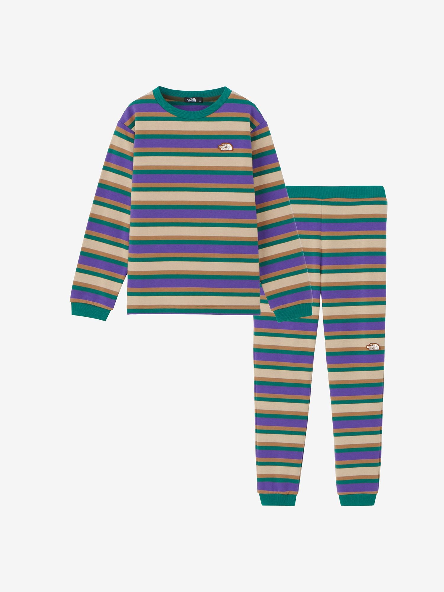Border Tent Crew & Pants (Kids) - Navy x Alkaline Blue