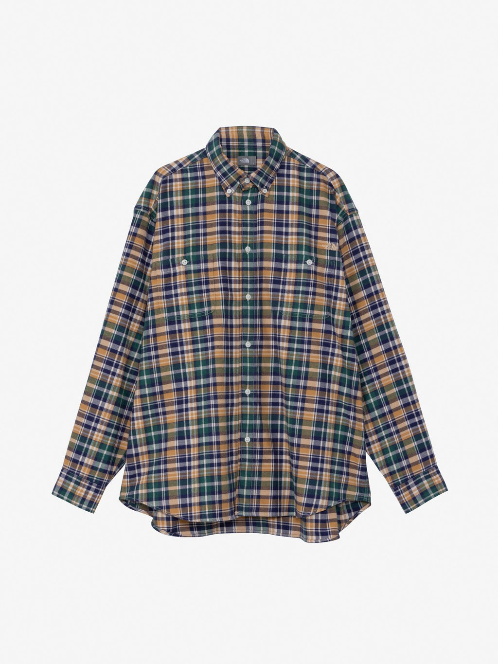 Long Sleeve Frost Forge Flannel Shirt (Unisex) - Black x Clear Lake Blue Check