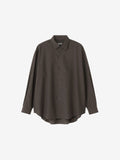 Gauzy Boil Relaxed Shirt (Unisex) - Jet Brown
