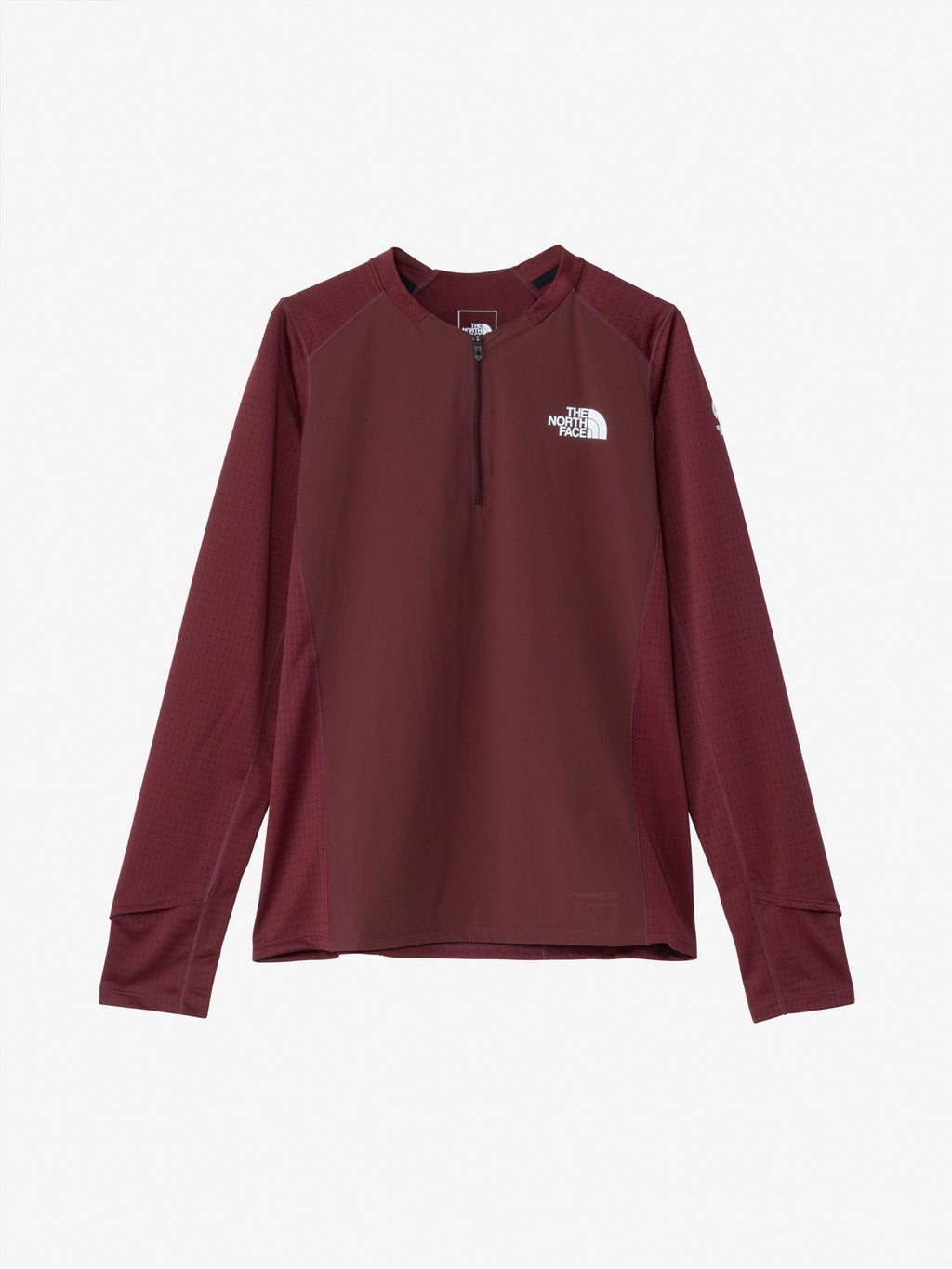 Long Sleeve Hybrid Dry Dot Light Crew (Women's) - Smack