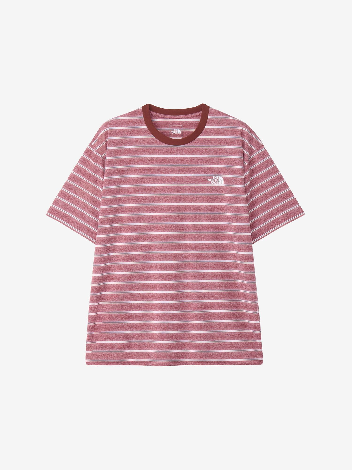 Short Sleeve Free Run Border Crew (Unisex) - Smack