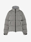 Dope Dyed Ripple Nylon Down Jacket (Ladies) - Metallic Gray