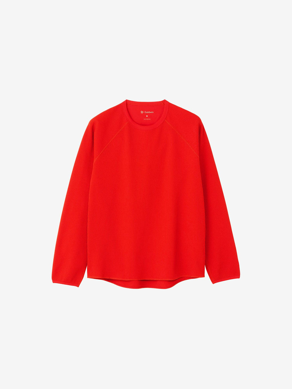 Waffle Light Long Sleeve T-Shirt (Unisex) - Chicory Brown