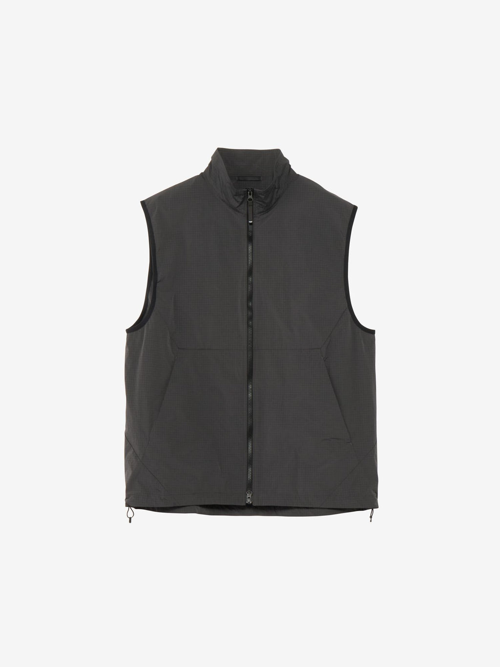 Dope Dyed Ripstop Wind Vest (Unisex) - Carbon Gray