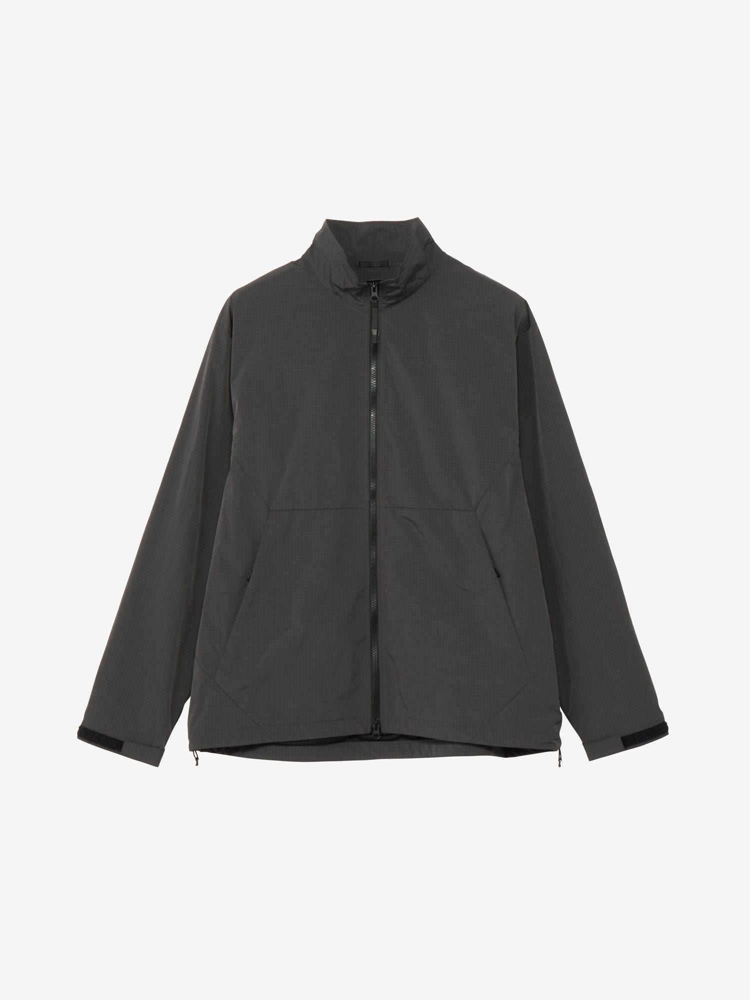 Dope Dyed Ripstop Wind Jacket (Unisex) - Carbon Gray