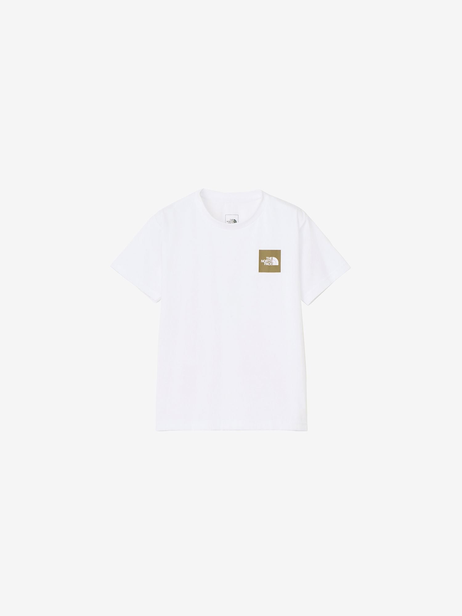 Short Sleeve Small Square Logo Tee (Kids) - Kelp Tan