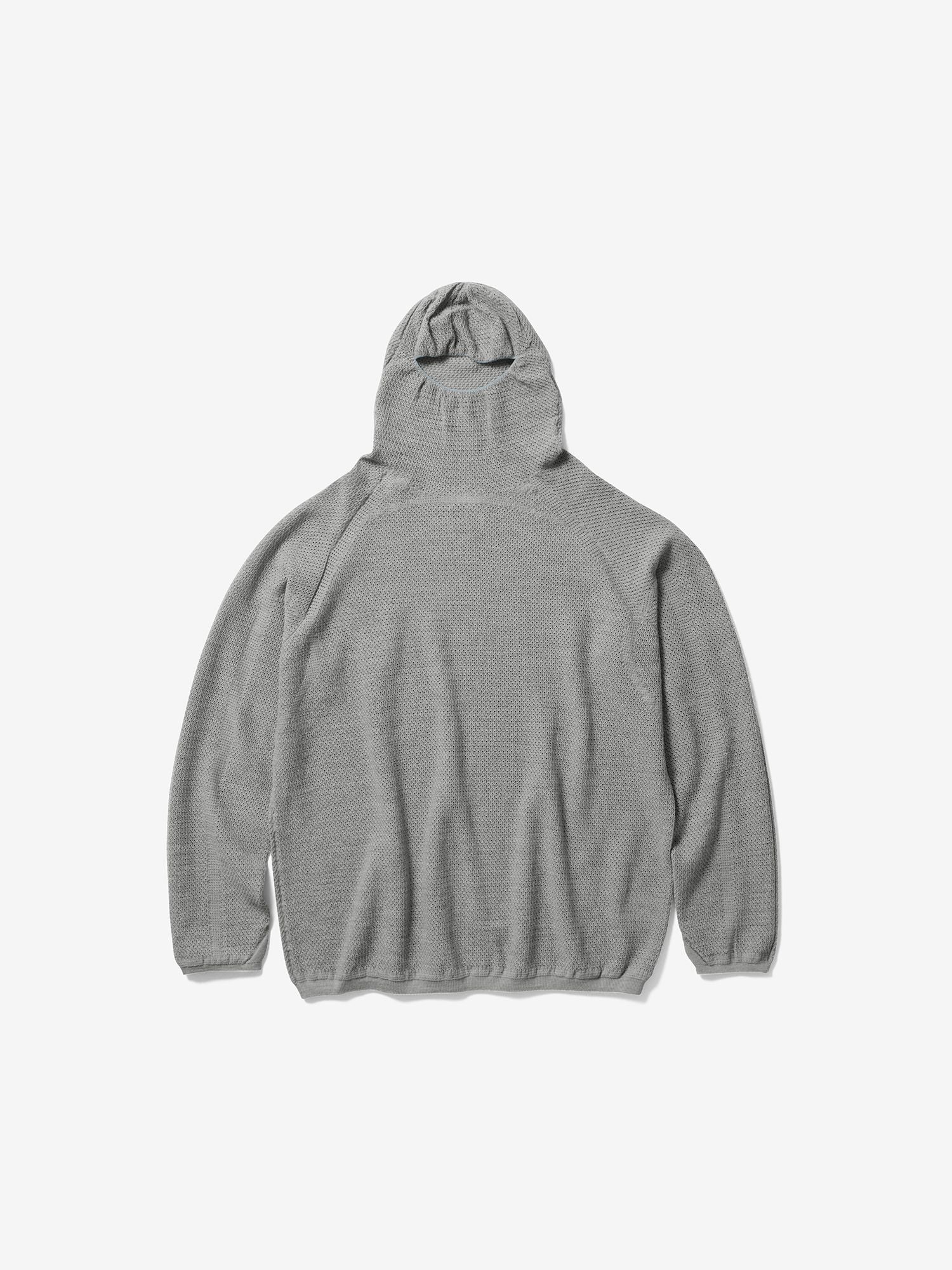 Goldwin 0 Perforated Hole Garment Knit Top (Unisex) - Zinc Gray