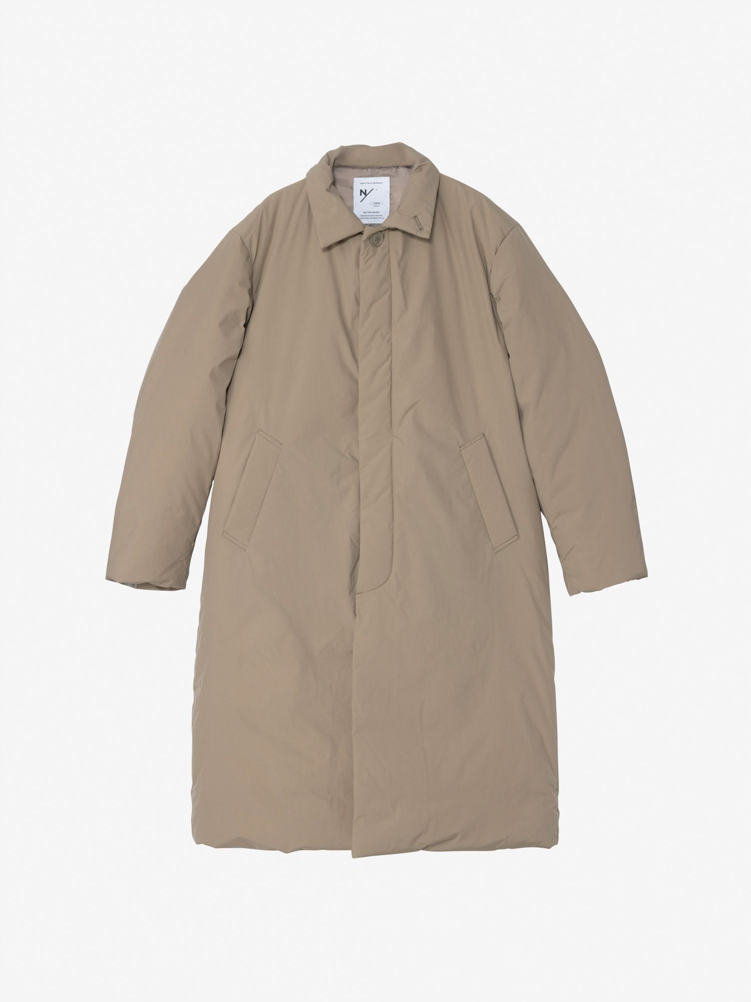 Down Coat (Unisex) - Citrus Khaki