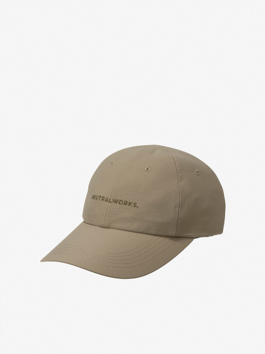 Stretch Woven Long Bill Cap (Unisex) - Citrus Khaki