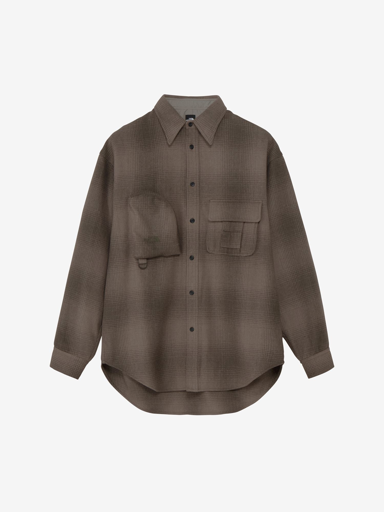 Long-Sleeve Wool Field Utility Shirt (Men's) - Mushroom Ombre