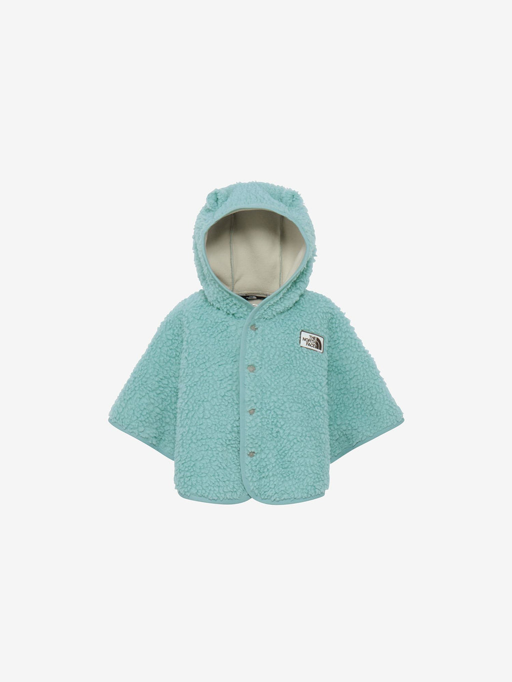 Cuddle Fleece Poncho (Baby) - Fossil Ivory