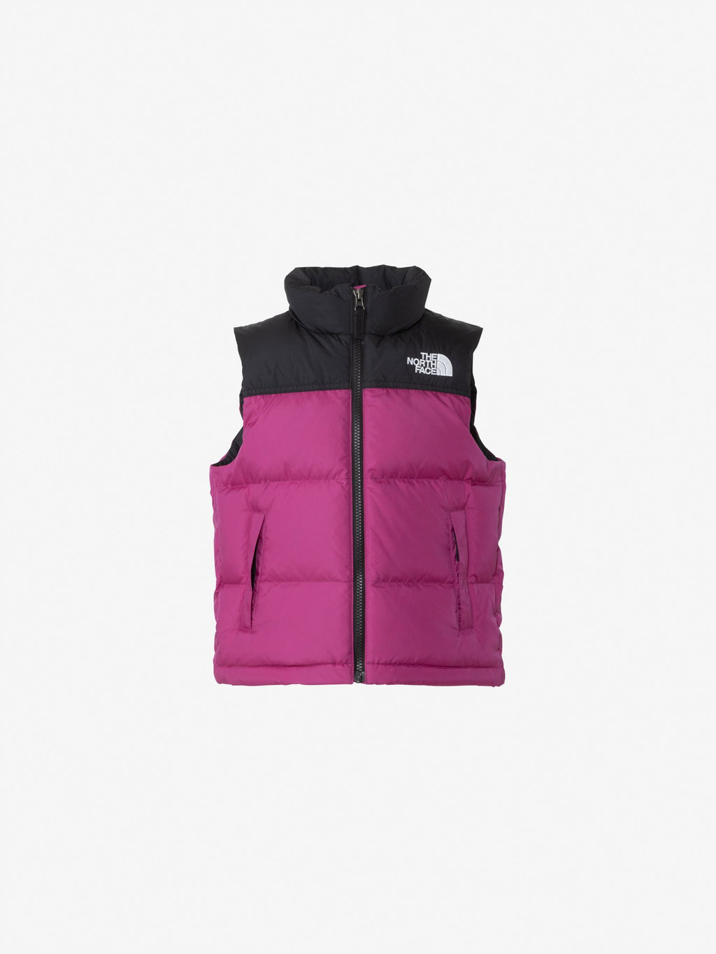 Toddler Nuptse Vest (Kids) - Black x Roksbarry Pink
