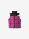 Nuptse Vest (Kids) - Black x Rocksbury Pink
