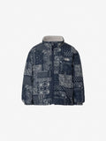 Toddler Novelty Reversible Cozy Jacket (Kids) - Patchwork Navy