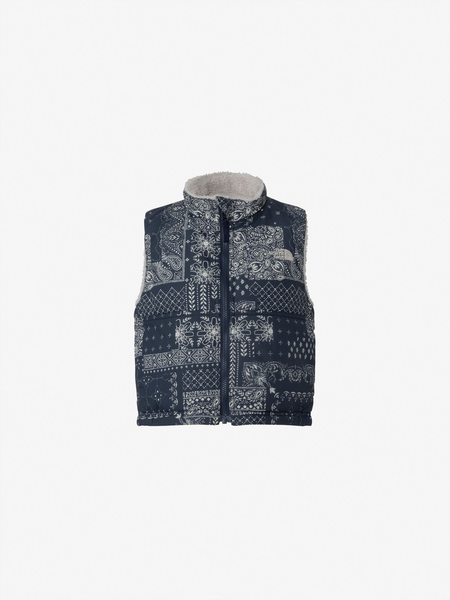 Novelty Reversible Cozy Vest (Baby) - Patchwork Navy