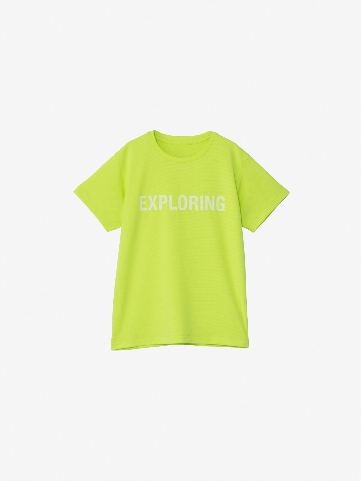 Short Sleeve Flash Dry Sleeved Crew (Kids) - Fizz Lime