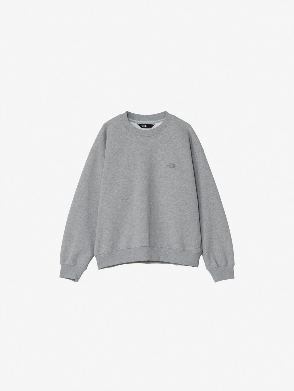 Grizz Sweat Logo Crew (Kids) - Light Mix Gray