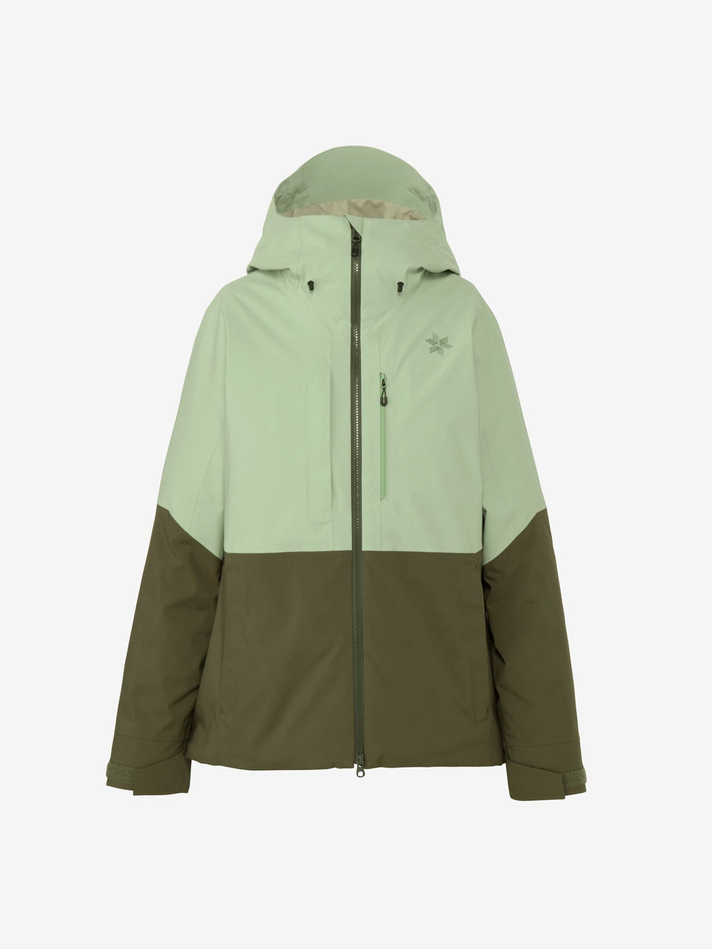 Women's G-axis Jacket (Ladies) - Frosty Green x Olive Night