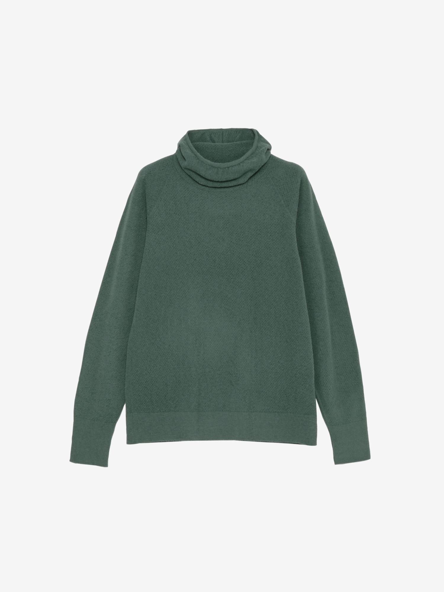 Mesh Pile Hoodie (Unisex) - Moss Agate