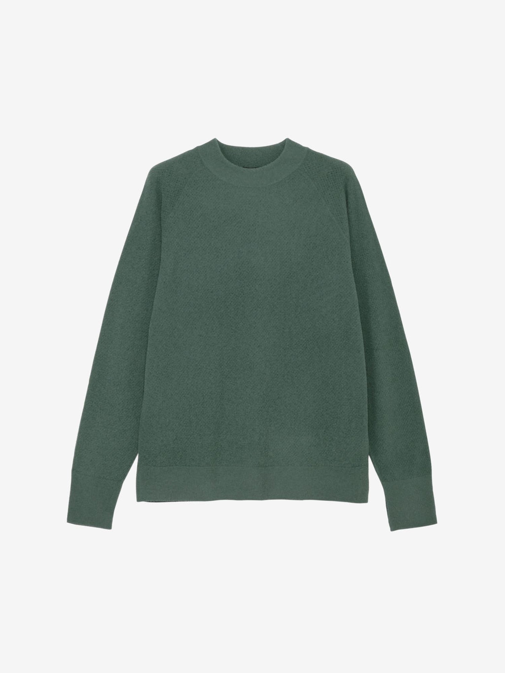 Mesh Pile Crew (Unisex) - Moss Agate