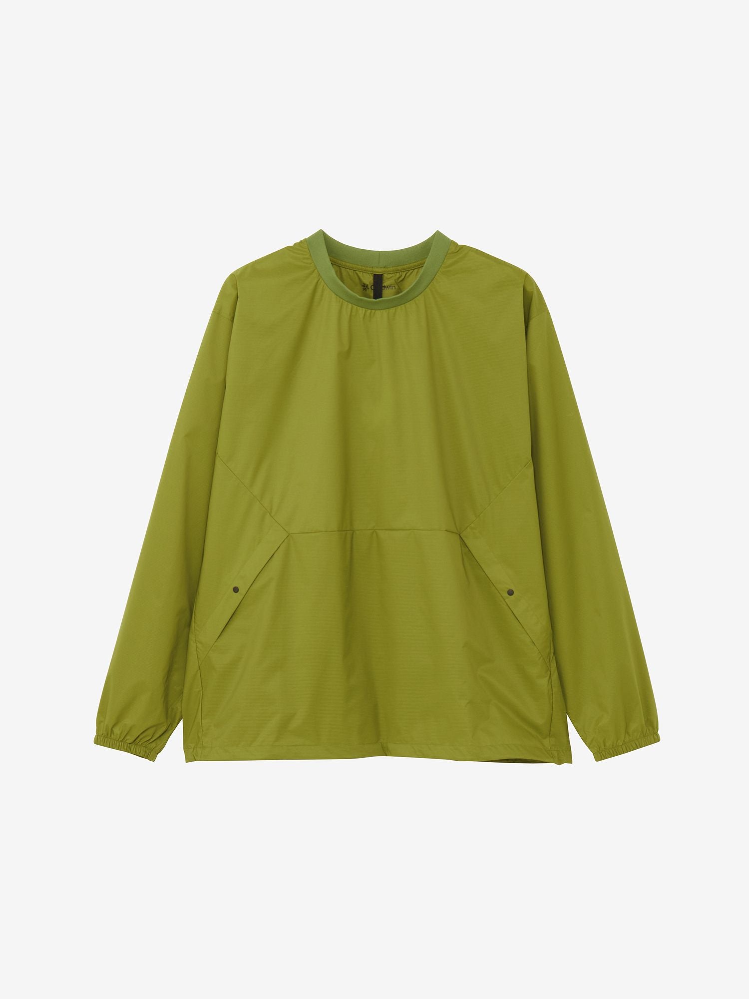 Pertex Equilibrium Shirring Wind Pullover (Unisex) - Uji Tea