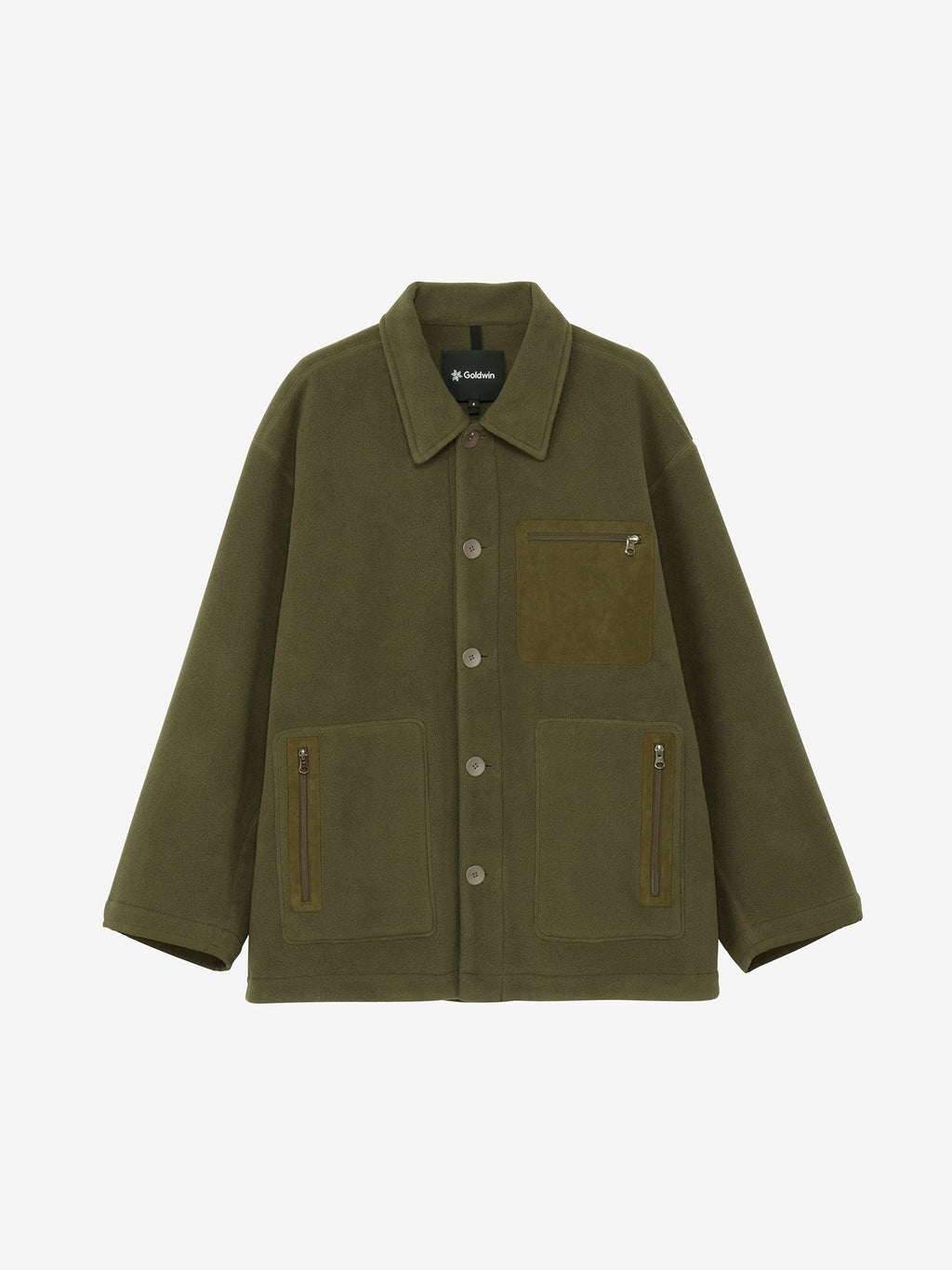 Polartec Fleece Cradonia Jacket (Unisex) - Brownish Green