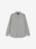 High Twist Wool Relaxed Shirt (Unisex) - Aride Beige