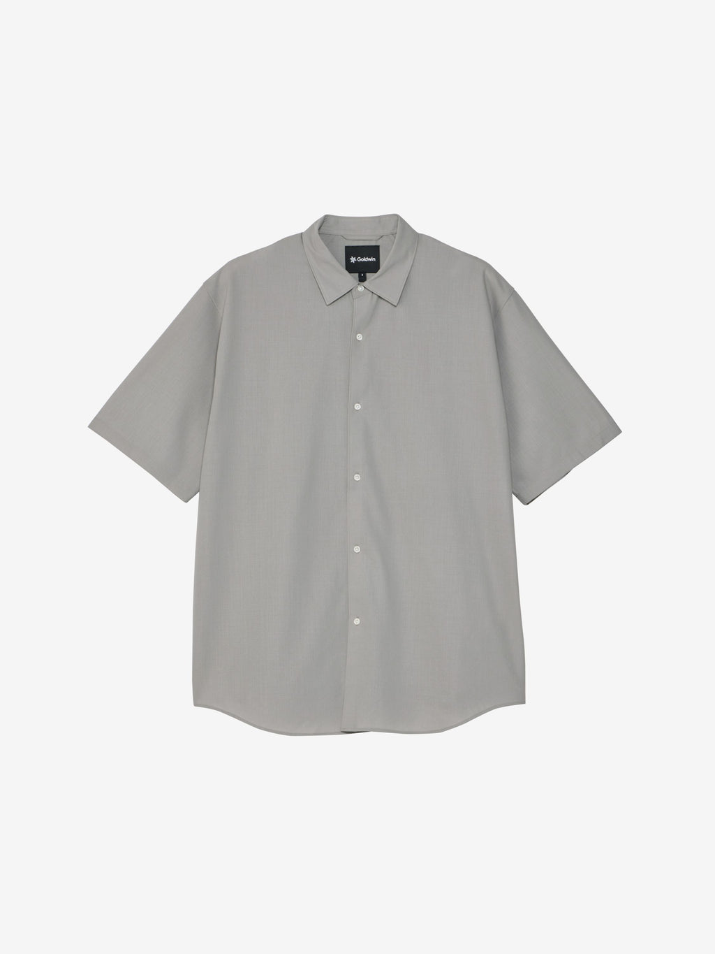 High Twist Wool Relaxed Short Sleeve Shirt (Unisex) - Alido Beige