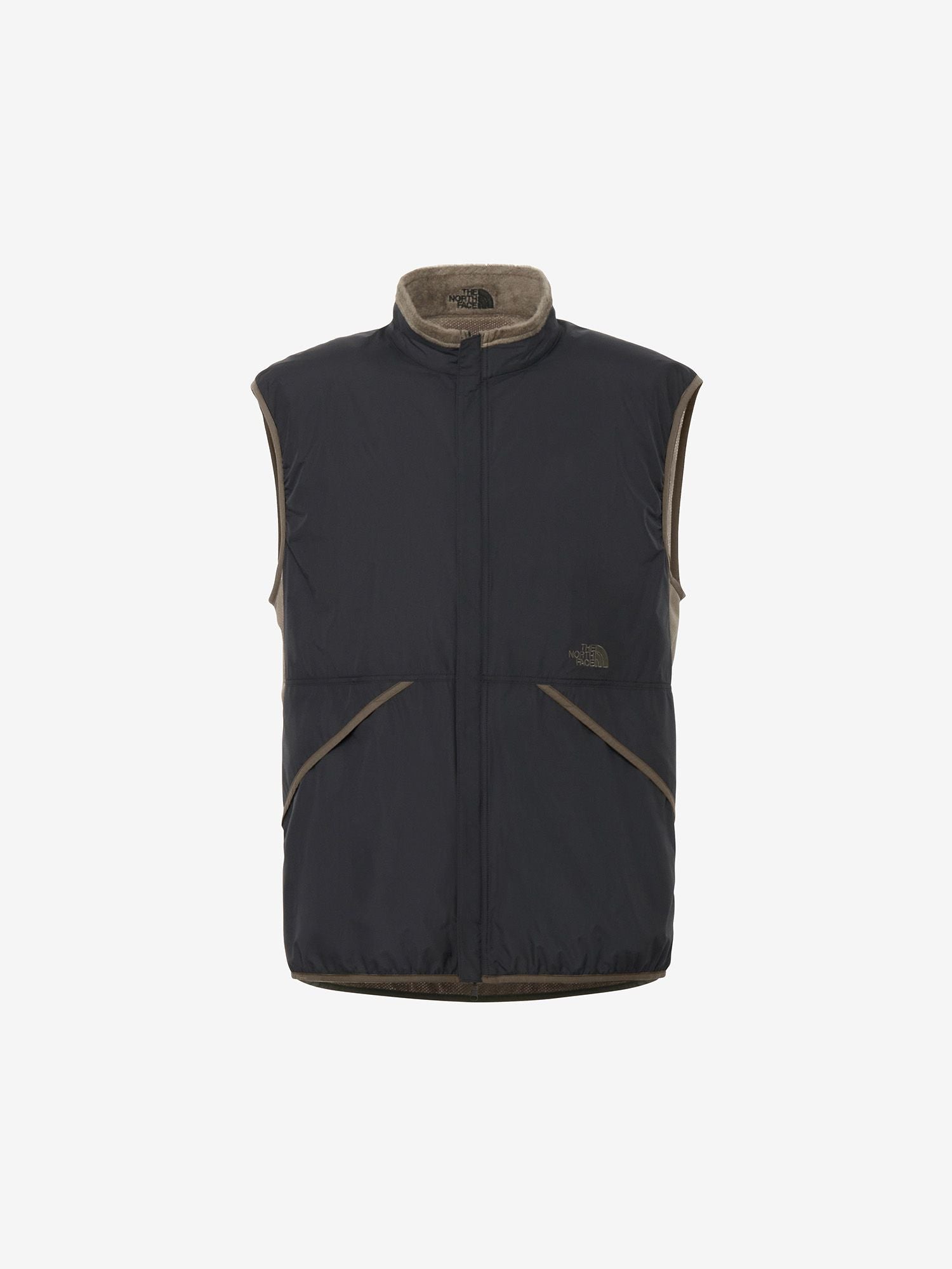 Free Run Reversible Vest (Unisex) - Black x Taupe