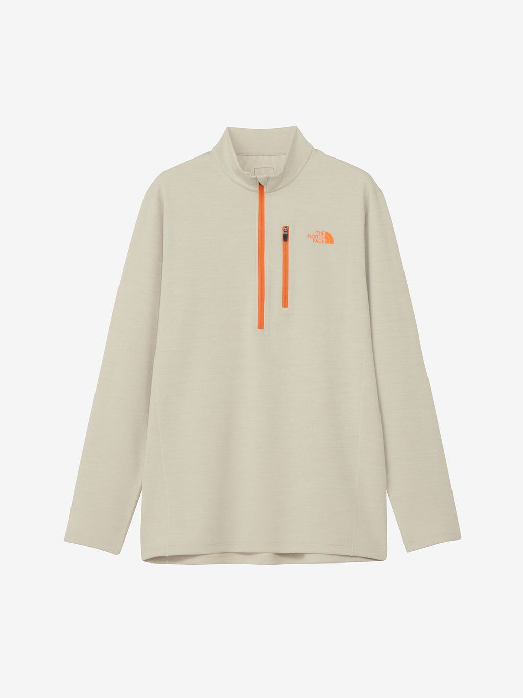 Long Sleeve QD Mid Zip Up (Men's) - White Mix Gray