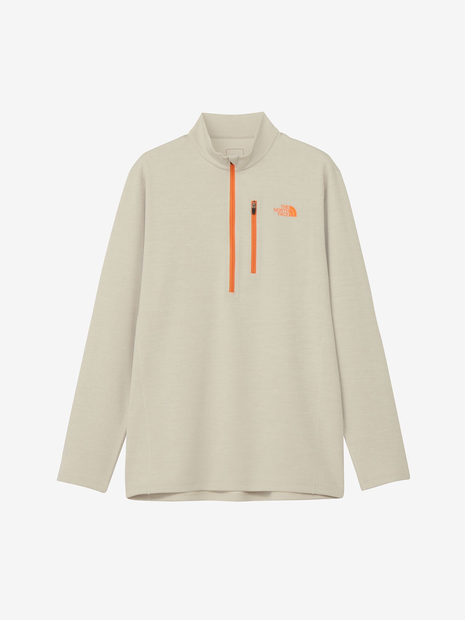 Long Sleeve QD Mid Zip Up (Men's) - White Mix Gray