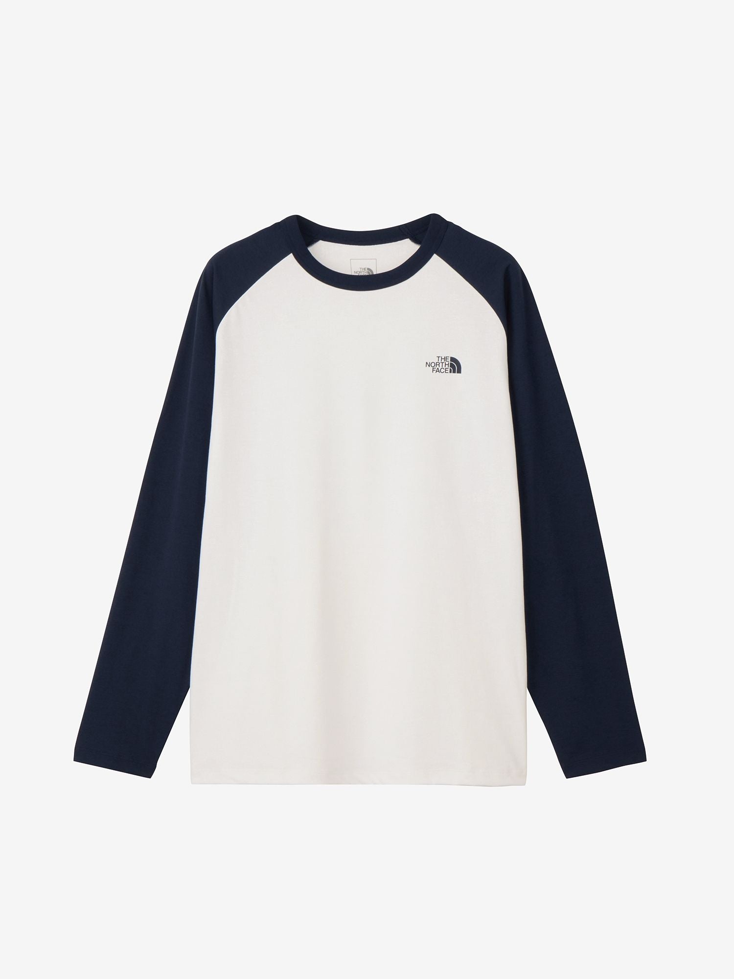 Long Sleeve ES Baseball Tee (Men's) - White x Urban Navy