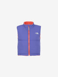 Reversible Cozy Vest (Baby) - Blue Iris x Living Coral