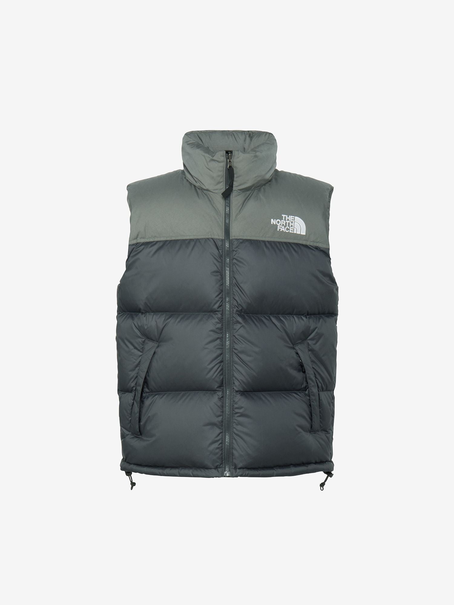 Nuptse Vest (Men's) - Fuse Box Gray x Asphalt Gray
