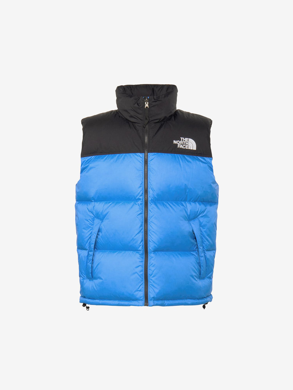 Nuptse Vest (Men's) - Black x Clear Lake Blue