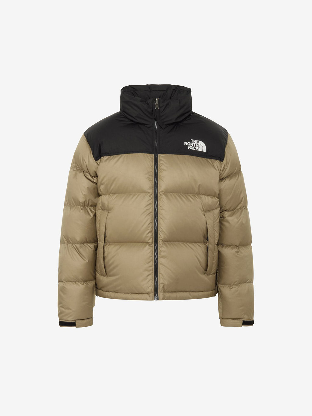 Short Nuptse Jacket (Women's) - Black x Classic Khaki