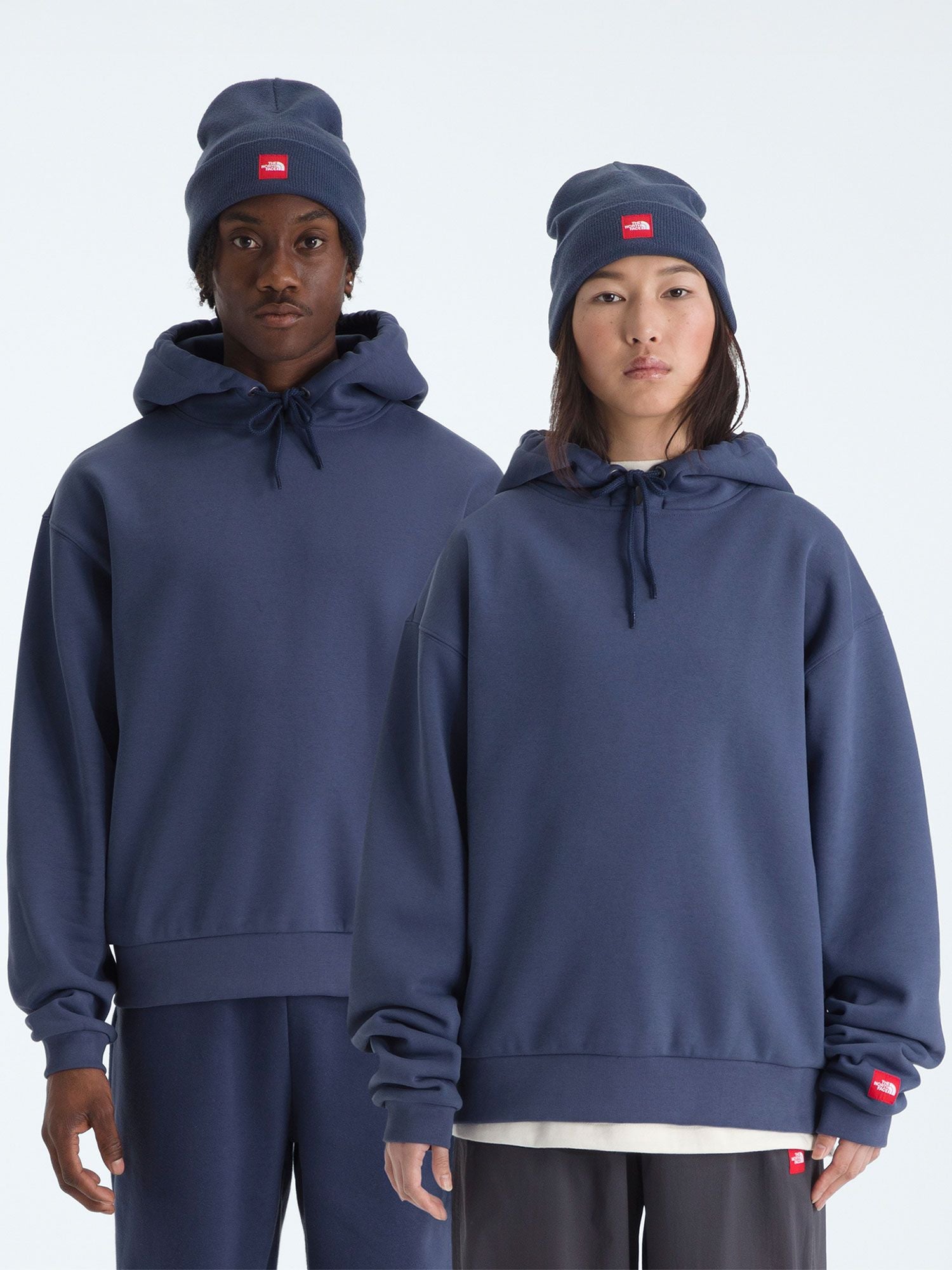 Red Box Sweat Hoodie (Unisex) - Luna Blue