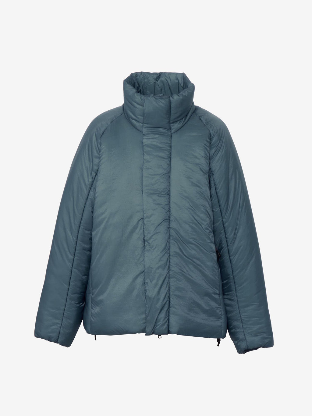 High Loft Puffy Jacket (Unisex) - Blue Fluorite