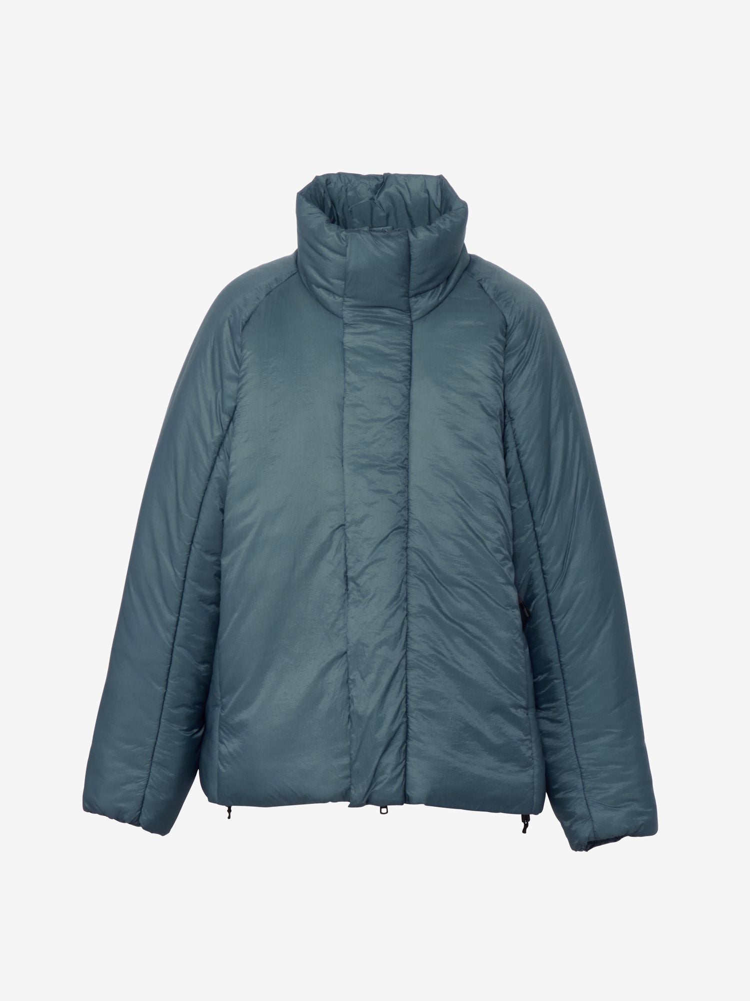 High Loft Puffy Jacket (Unisex) - Blue Fluorite
