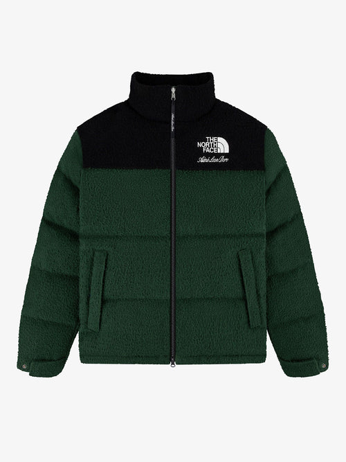 Ame Leon Dore Cassentino Nuptse Jacket (Unisex) - TNF Black x Kombu Green