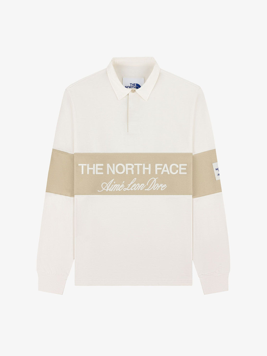 Aime Leon Dore Rugby Polo (Unisex) - Natural White x Safari Tan