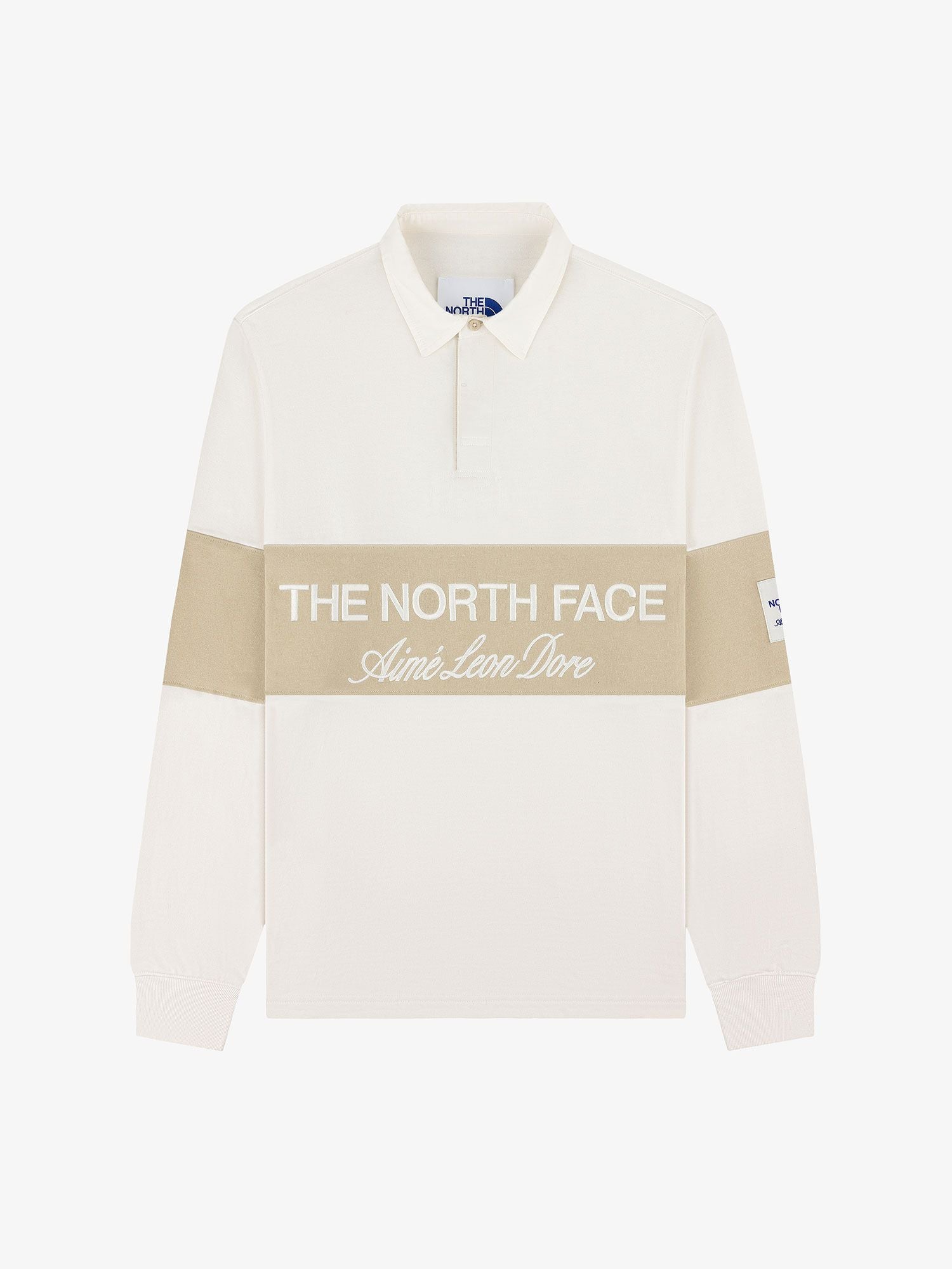 Aime Leon Dore Rugby Polo (Unisex) - Natural White x Safari Tan