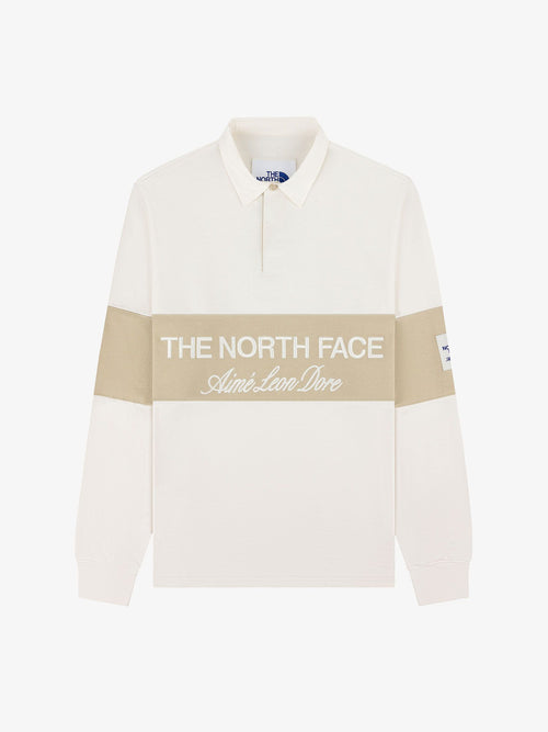 Aime Leon Dore Rugby Polo (Unisex) - Natural White x Safari Tan