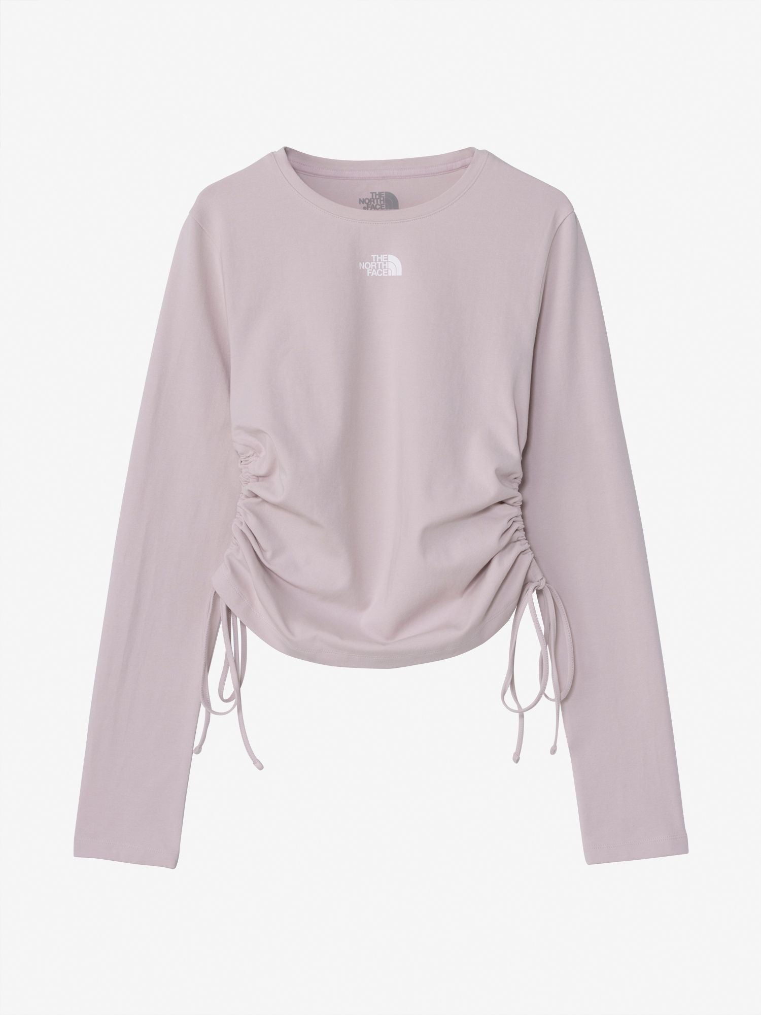 Shirring Long Sleeve Tee (Women's) - Grayish Lilac