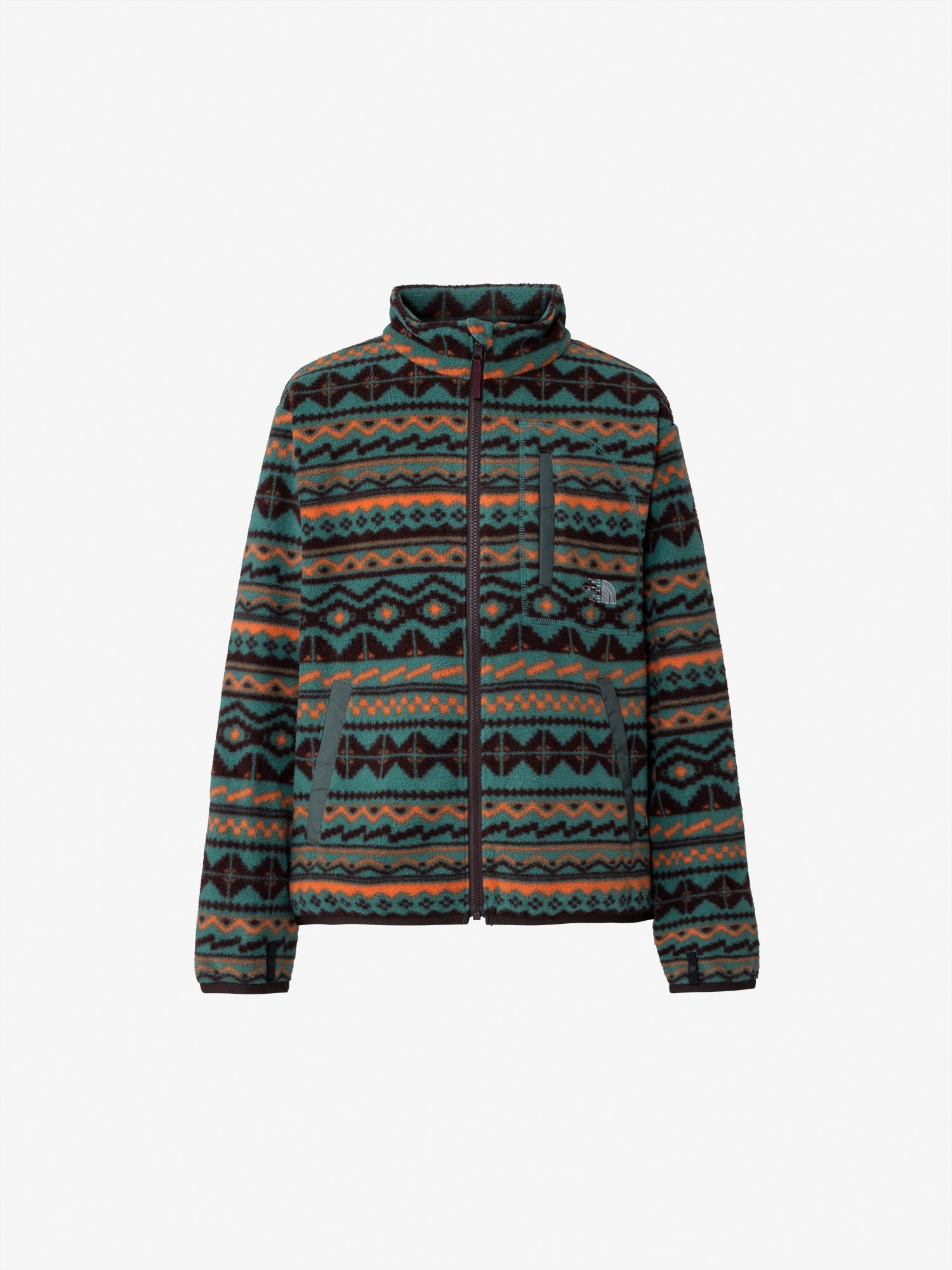 200 Micro Jacket (Kids) - Geometric Green