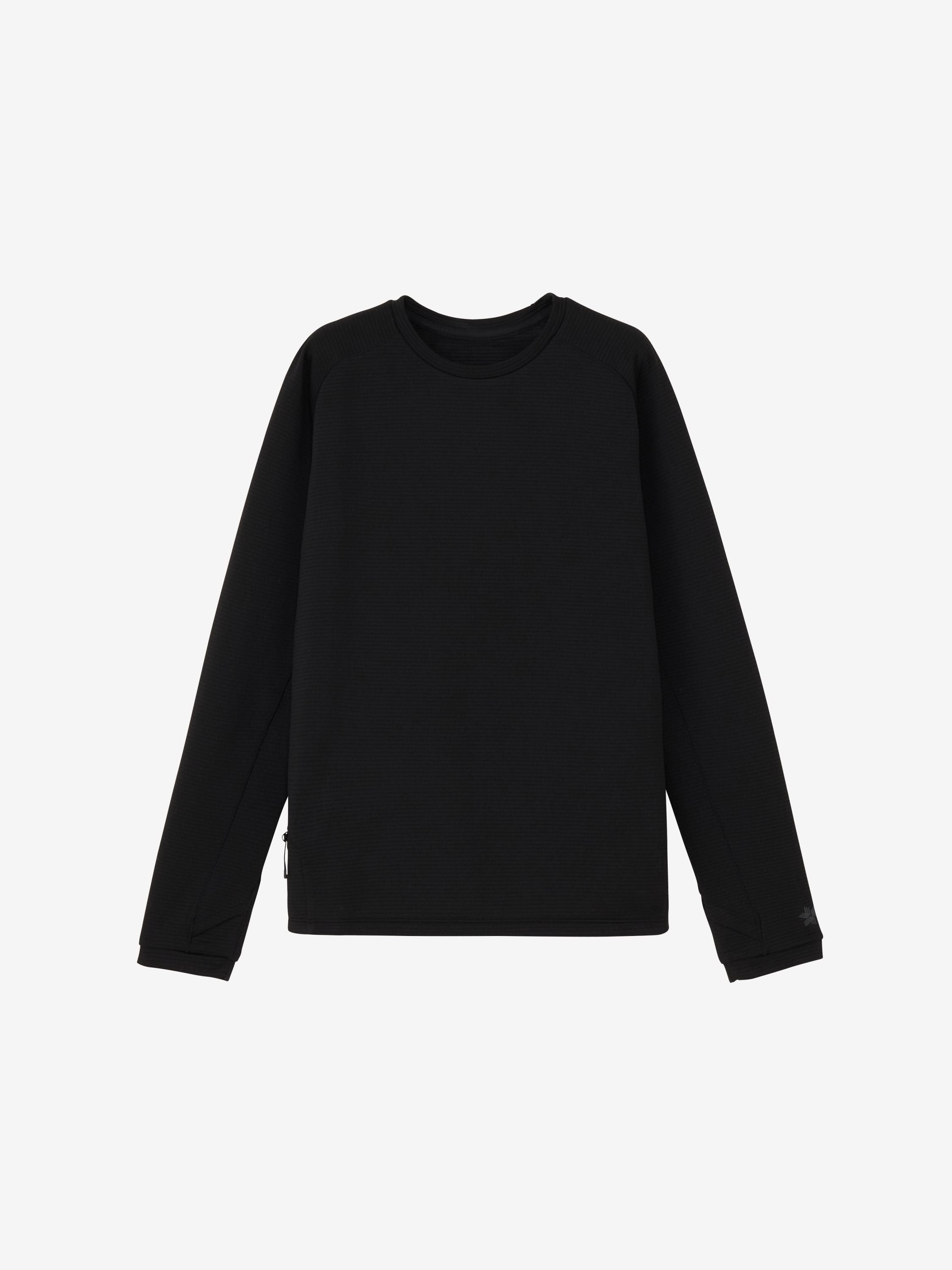 Dual Layered Long Sleeve T-shirt (Women's) - Black